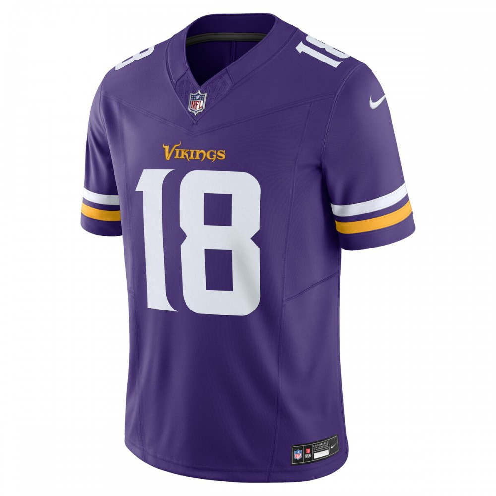 Justin Jefferson Minnesota Vikings Nike Vapor F.U.S.E. Limited Jersey - Purple-Profan Arena